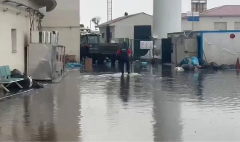 Ağrı’da su taşkınlarına müdahale