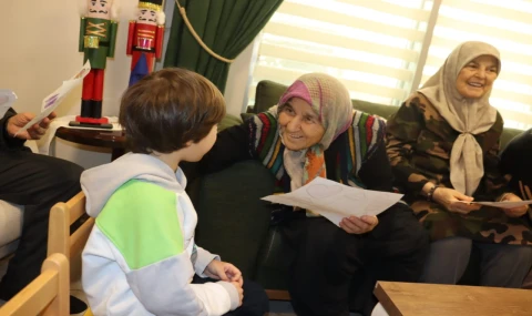 Miniklerden ulu çınarlara anlamlı ziyaret