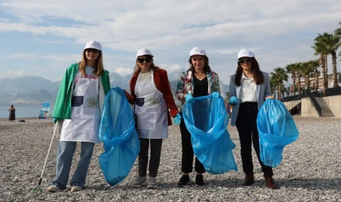 Antalya’da Konyaaltı sahillerinde plastik atıklara karşı yeni proje