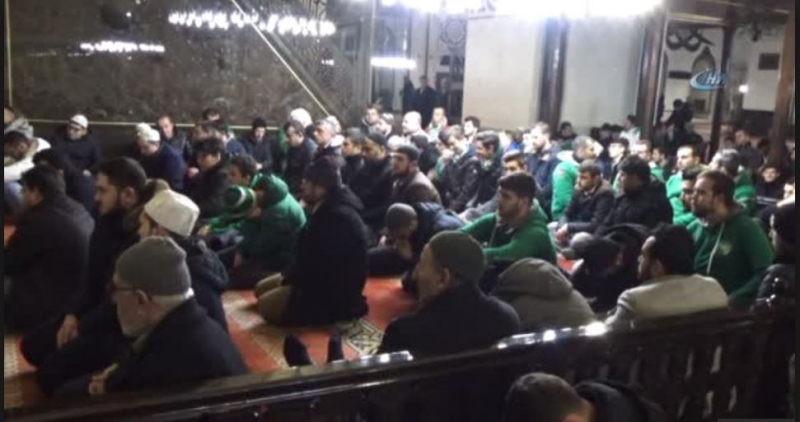 Bursasporlu Taraftarlar Afrin İçin Mevlid Okuttu