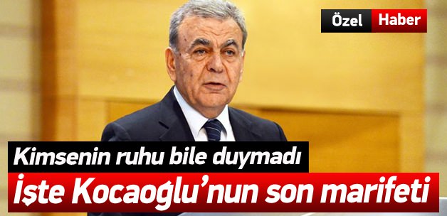 Aziz Kocaoğlu sessiz sedasız ağaçları katletti