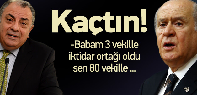 Tuğrul Türkeş'ten Bahçeli'ye 'Kaçtın' suçlaması