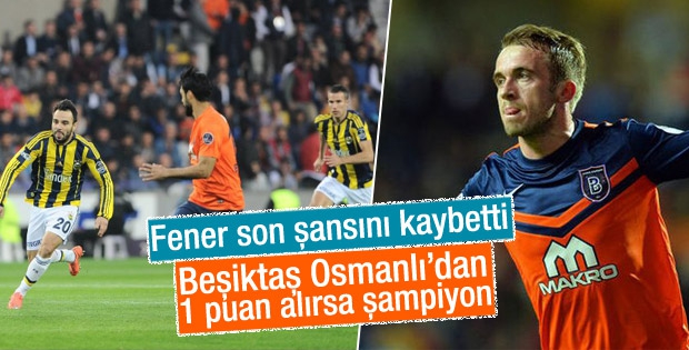 Fenerbahçe 3 puanı bıraktı avantaj Beşiktaş'a geçti