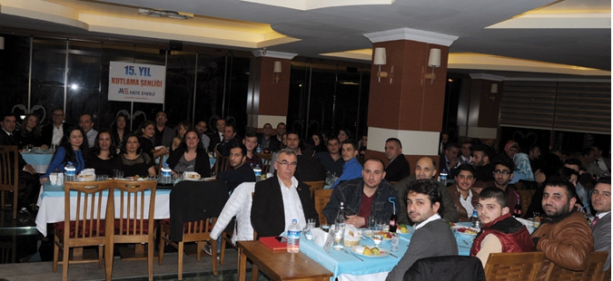 Mete Enerji A.Ş. 15. kuruluş Yıldönümünü Kutladı