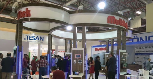 Multitek ISAF 2016 Fuar'ında Ziyaretçileriyle Buluştu