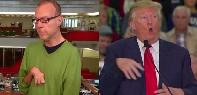 Trump engelli muhabirle dalga geçti