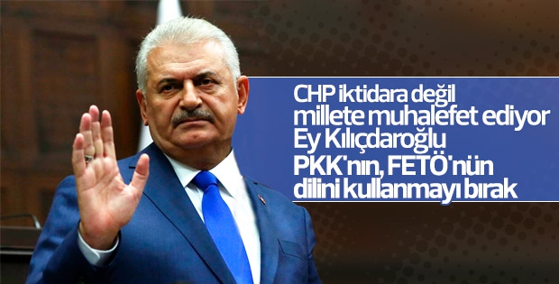 Başbakan Yıldırım'dan CHP'ye sert sözler