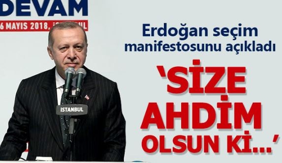 Başkan Erdoğan Seçim Manifestosunu Açıklıyor