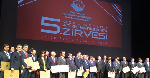 Prysmian Group Türkiye'ye Ar-Ge Merkezi Belgesi